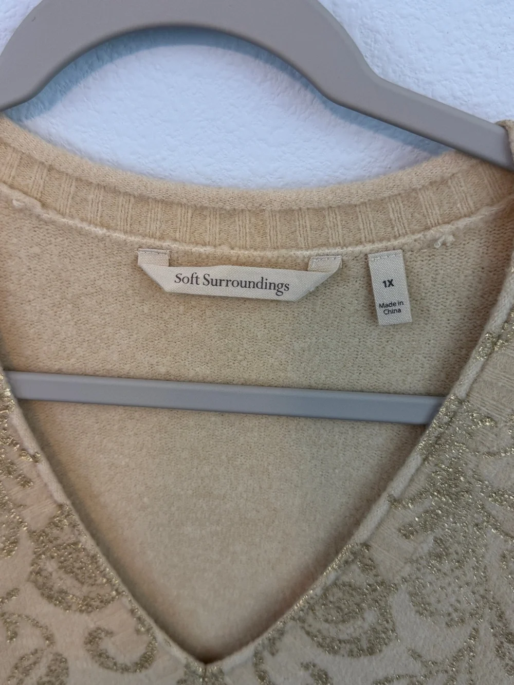Soft Surroundings Women's V-Neck Sweater